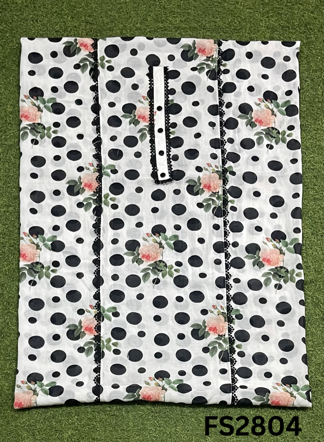 FS2804 |Satin Organza Suit | Casual wear  | Summer Suits | Regular wear