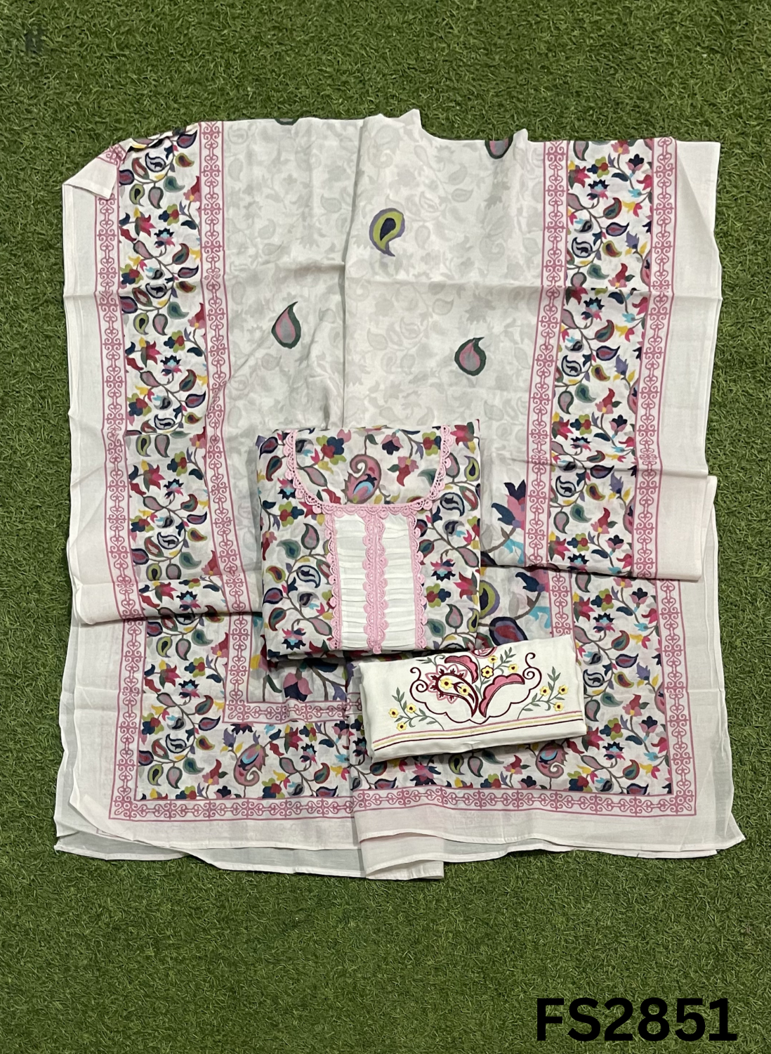 FS2851 | Mull-Cotton | Casual wear  | Summer Suits | Regular wear