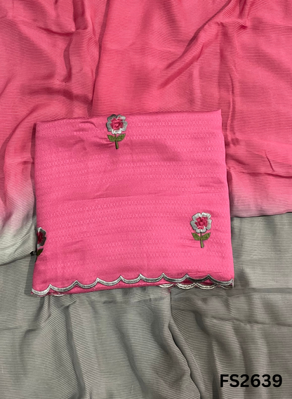 FS2639 | PINK |Muslin Cotton Suit | Casual wear | Summer Suits | Regular wear |