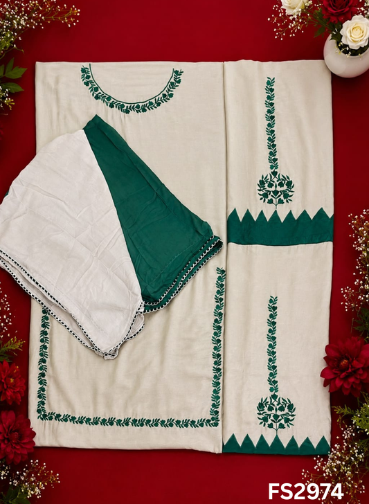 FS2974 | Muslin Suit | Casual wear  | Summer Suits | Regular  wear |