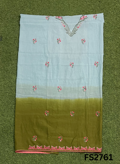 FS2761 | Double Shade |  Muslin Suit | Casual wear | Summer Suits | Regular wear |