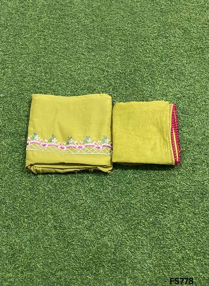 FS778  |  Muslin Cotton  | Suit | Casual wear | Summer Suits | Regular wear | F9CFAA