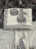 FS2591 | Black-White | Muslin Cotton Suit | Casual wear| Summer Suits | Regular wear |