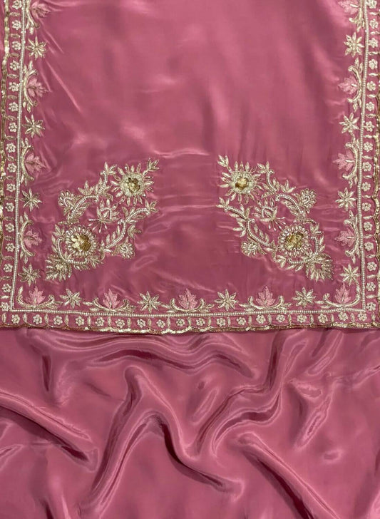 FS716  | Crepe Onion | Crepe Suit | Wedding | Party Wear | Ring Ceremony | Festival Suit | Allover suit |