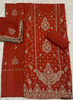 FS4115 | Organza Suit | Jaggo Wear | Party Wear | Ring Ceremony | Wedding Wear |