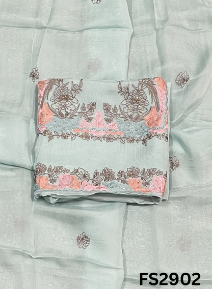 FS2902 |  Organza Suit | Wedding | Party Wear | Ring Ceremony | Festival Suit | Allover suit