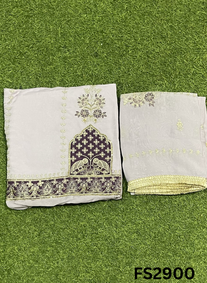 FS2900 |  Organza Suit | Wedding | Party Wear | Ring Ceremony | Festival Suit | Allover suit