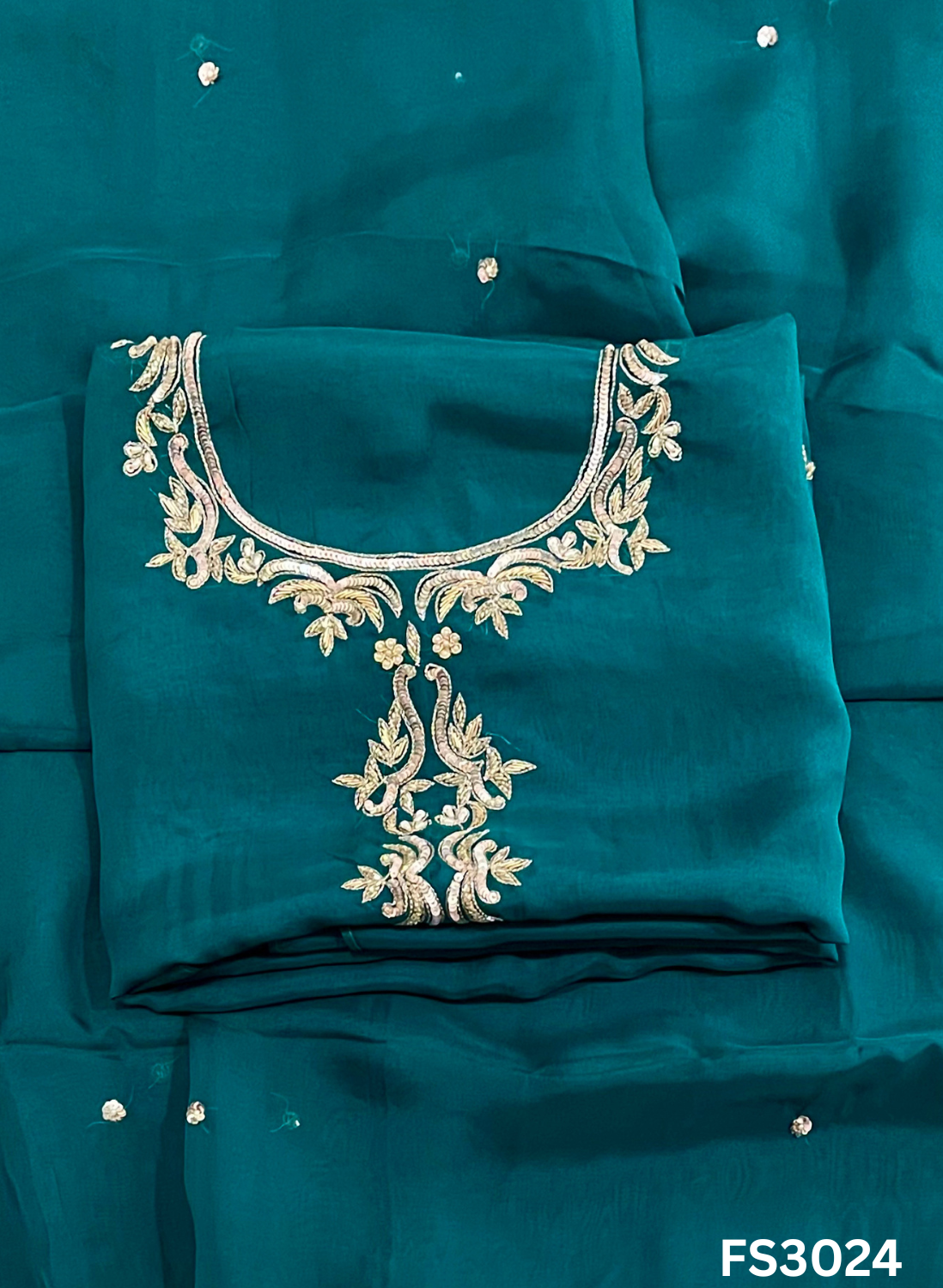 FS3024 | Organza Suit | Wedding | Party Wear | Ring Ceremony | Festival Suit |