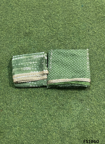 FS1960 | Orange  | Organza | Suit | Wedding | Party Wear | Ring Ceremony | Festival Suit | Allover suit