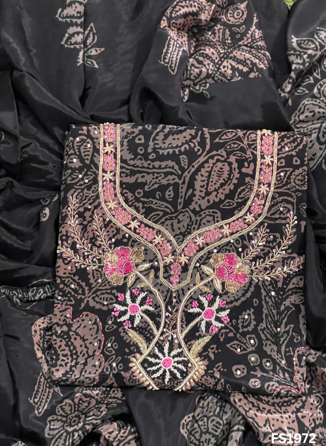 FS1972 | Organza | Suit | Wedding | Party Wear | Ring Ceremony | Festival Suit | Allover suit