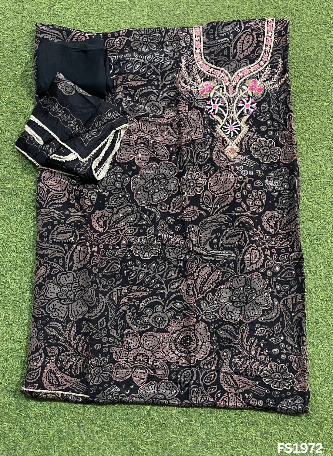 FS1972 | Organza | Suit | Wedding | Party Wear | Ring Ceremony | Festival Suit | Allover suit