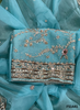 FS1441 | Light Sky-Blue | Organza | Suit | Wedding | Party Wear | Ring Ceremony | Festival Suit | Allover suit