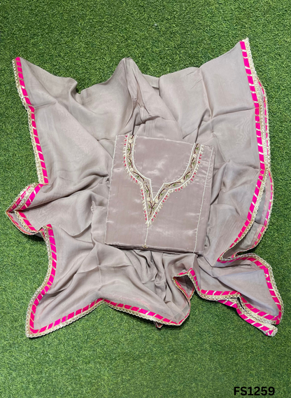 FS1259 | Organza  Silk | Suit | Wedding | Party Wear | Ring Ceremony | Festival Suit | Allover suit