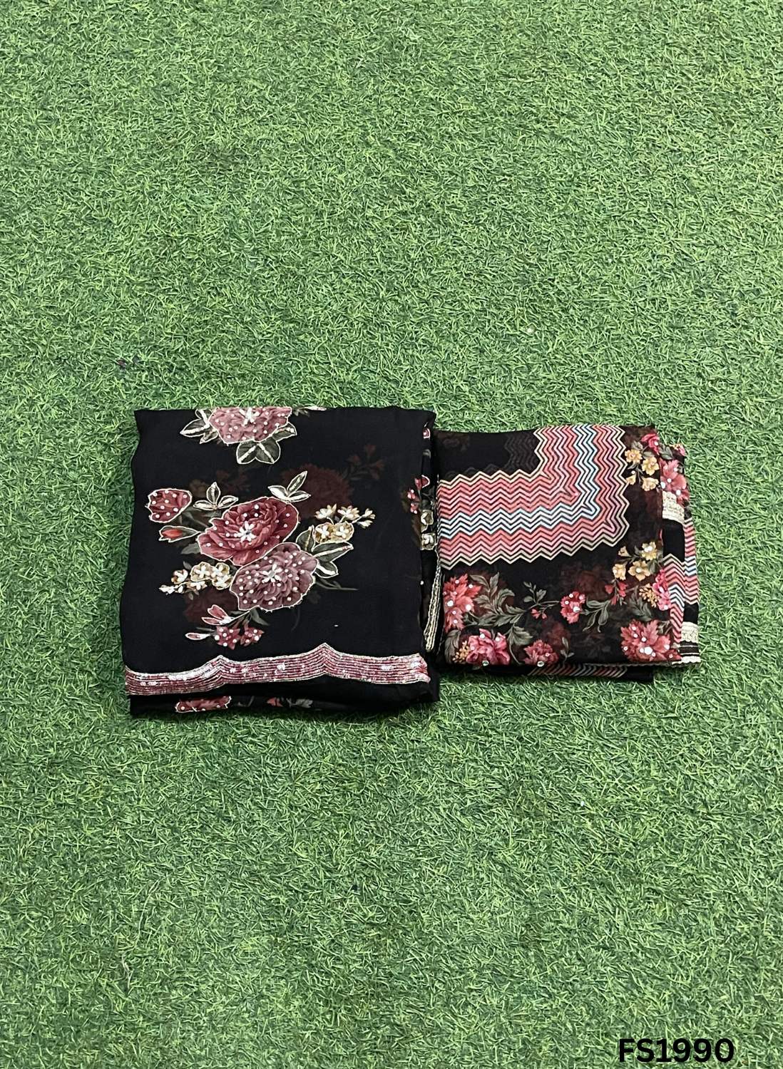 FS1990 | Peacock | Organza | Suit | Wedding | Party Wear | Ring Ceremony | Festival Suit | Allover suit