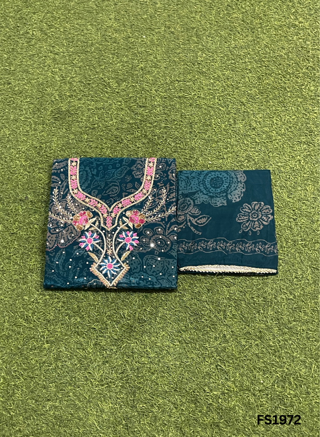 FS1972 | Organza | Suit | Wedding | Party Wear | Ring Ceremony | Festival Suit | Allover suit