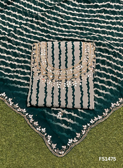 FS1475 | Wine | Organza Suit | Party Wear | Wedding | Jaggo | Ring Ceremony | Festival |