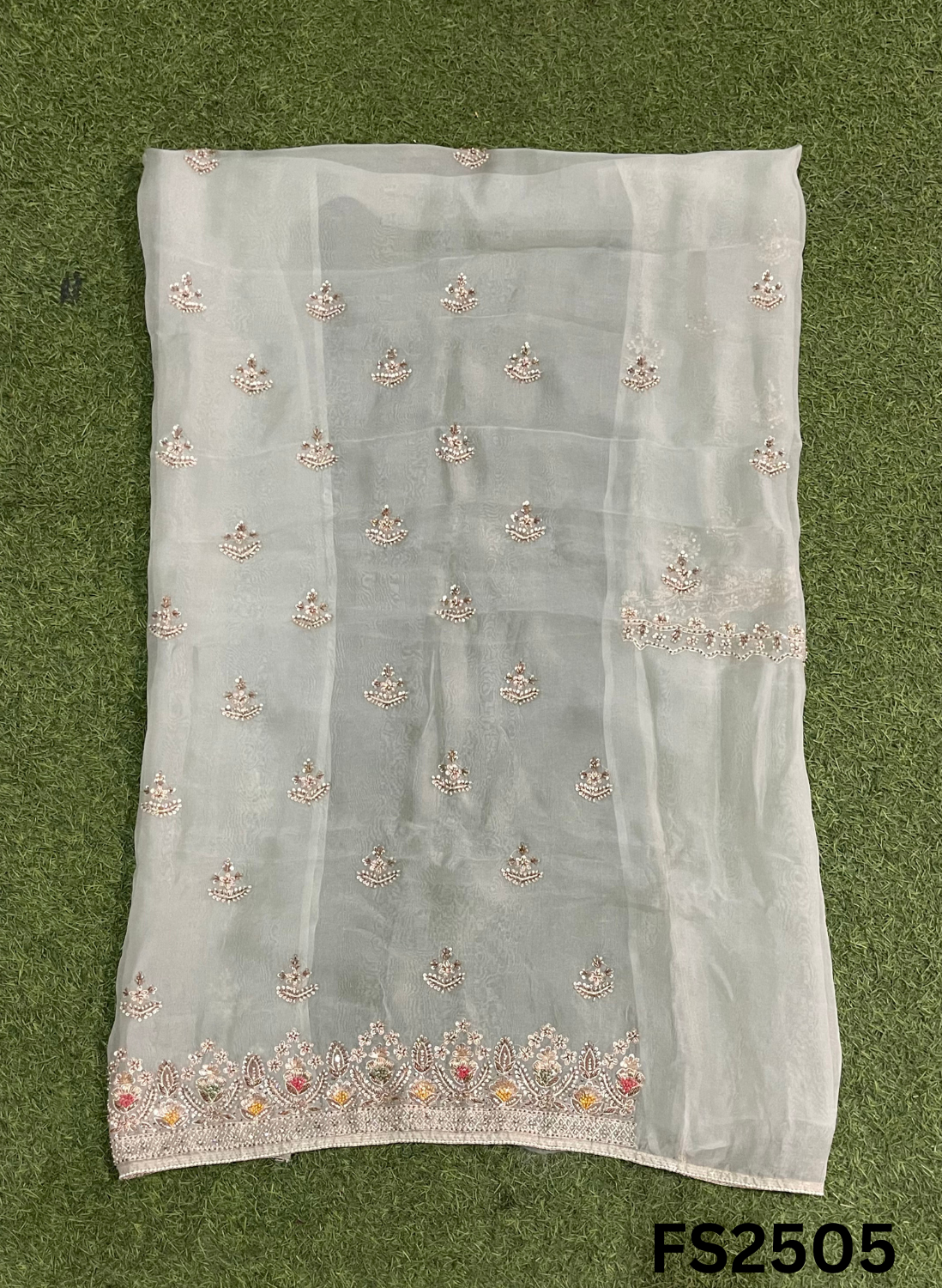 FS2505 |  Pista | Pure Organza | Suit | Wedding | Party Wear | Ring Ceremony | Festival Suit | Allover suit