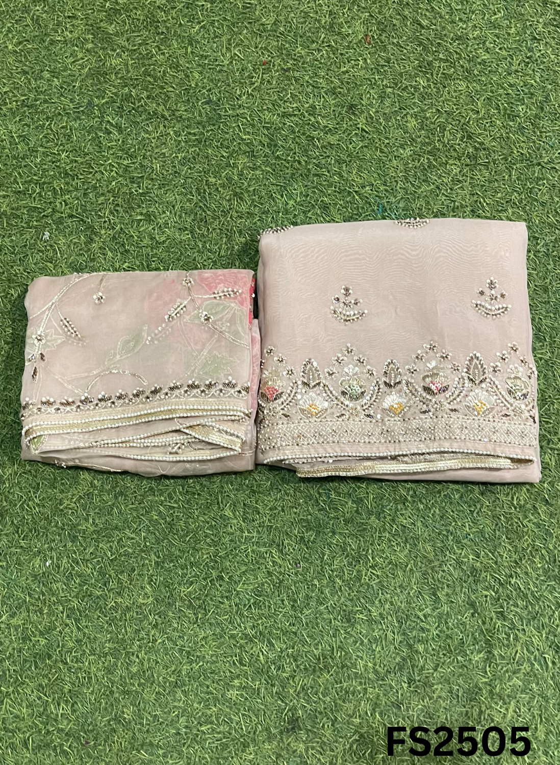 FS2505 |  Pista | Pure Organza | Suit | Wedding | Party Wear | Ring Ceremony | Festival Suit | Allover suit