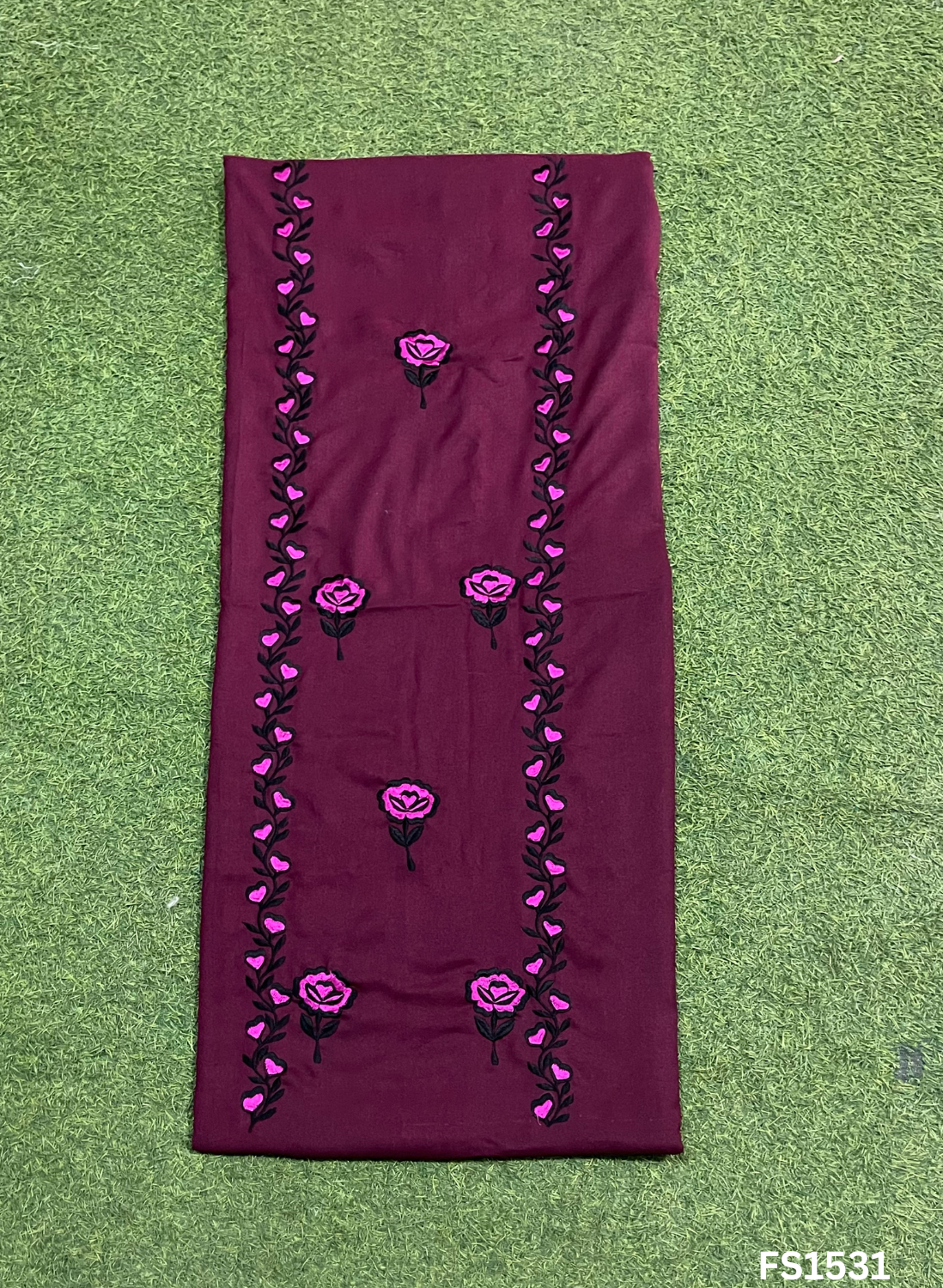 FS1531 | Wine  |Pashmina Suite | Pashmina | Party Wear | Casual Wear | Winter Wear| Festival