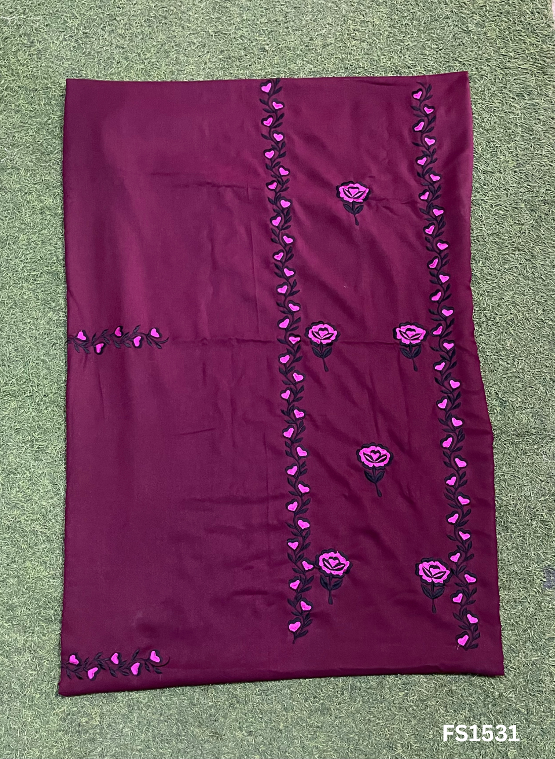 FS1531 | Wine  |Pashmina Suite | Pashmina | Party Wear | Casual Wear | Winter Wear| Festival
