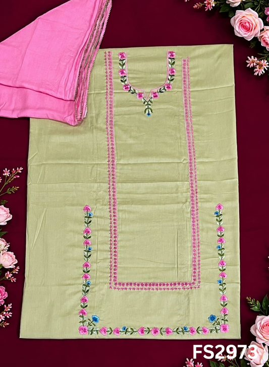 FS2973 | Pure Cotton Suit | Casual wear | Summer Suits | Regular wear