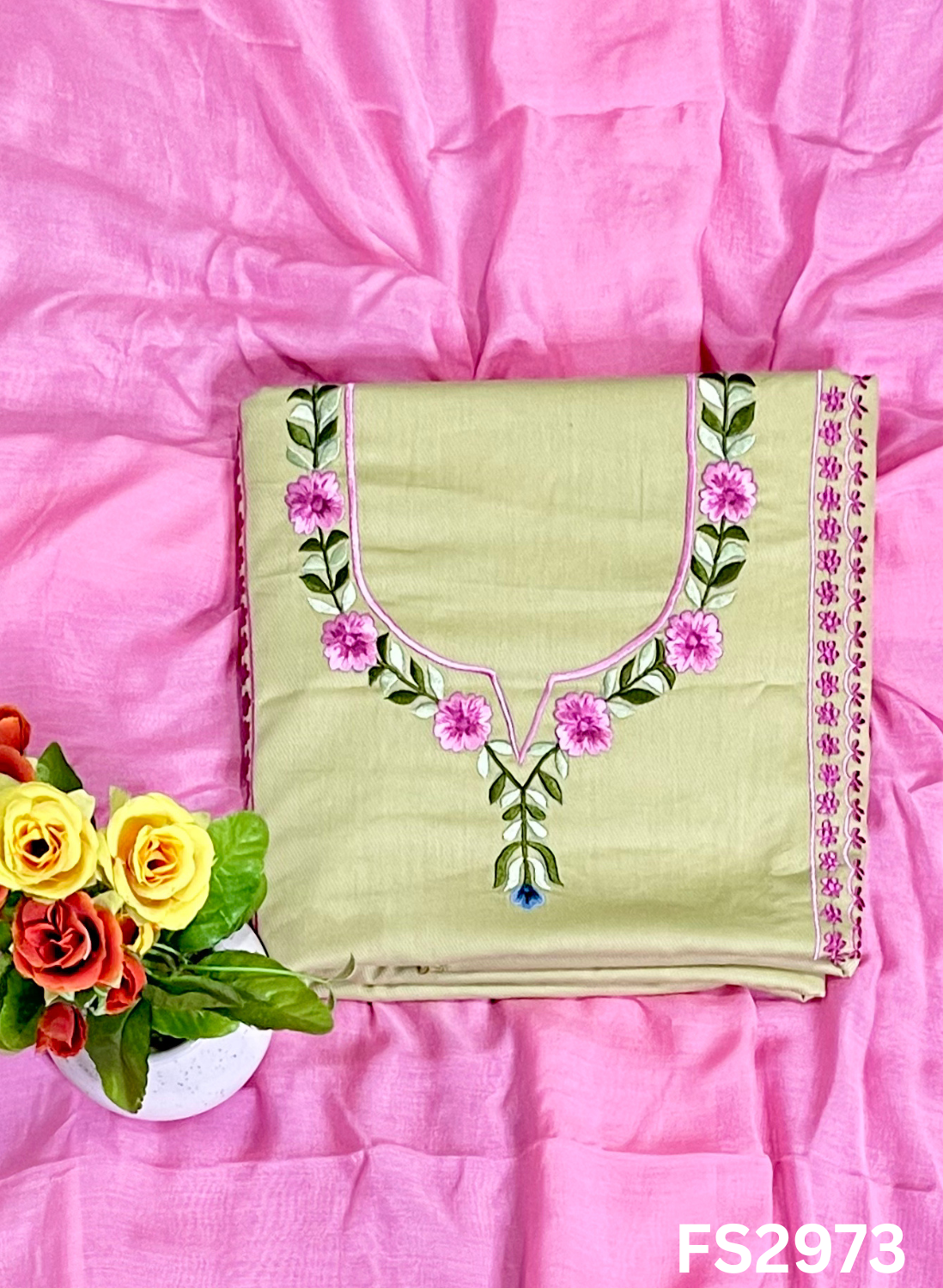 FS2973 | Pure Cotton Suit | Casual wear | Summer Suits | Regular wear