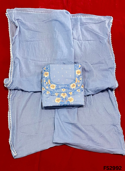 FS2992 | Pure Cotton Suit | Casual wear  | Summer Suits | Regular wear