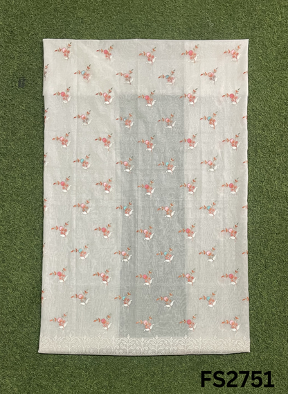 FS2751 | Pure Mal Chanderi Cotton Suit | Casual wear  | Summer Suits | Regular  wear