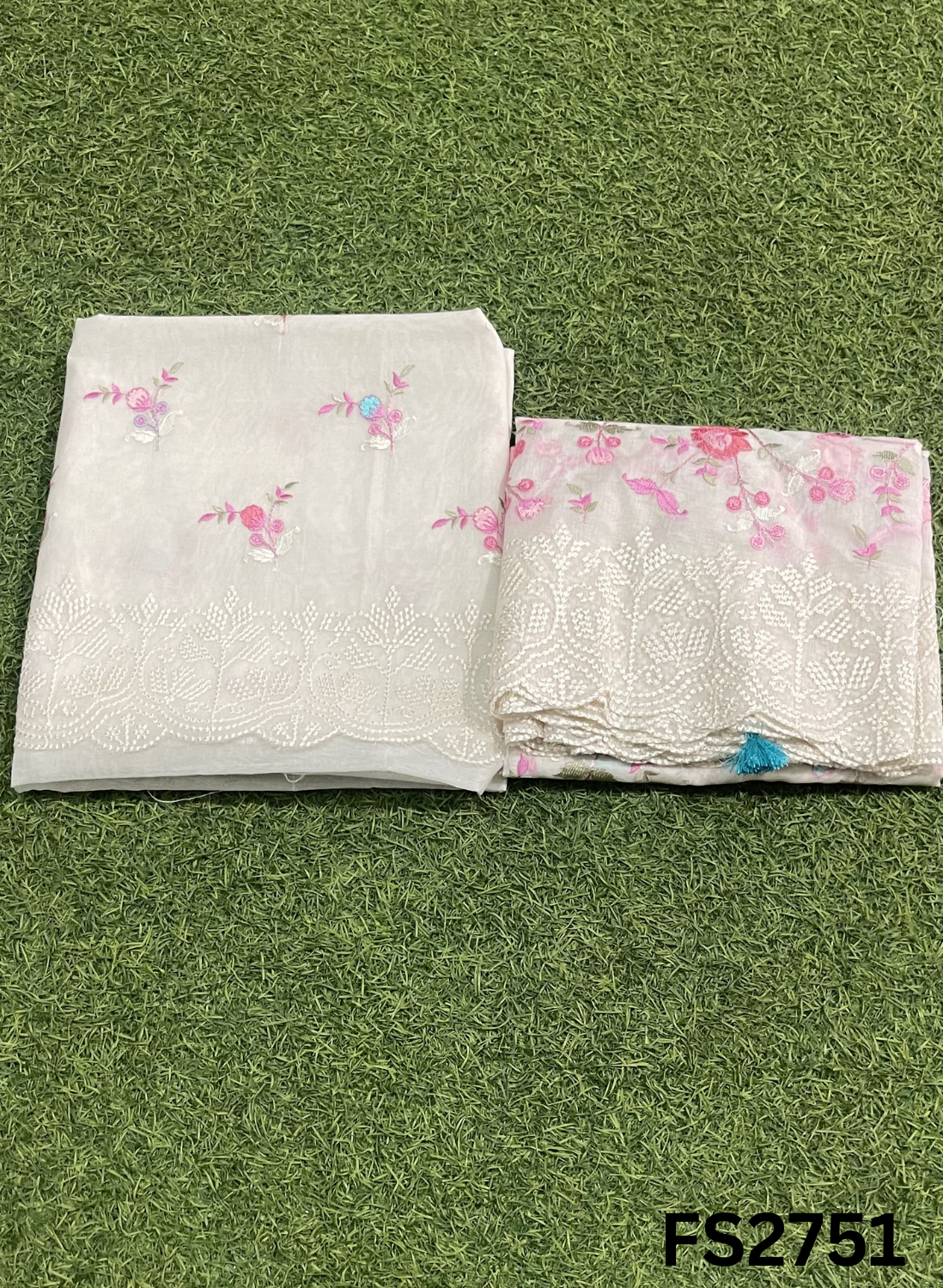 FS2751 | Pure Mal Chanderi Cotton Suit | Casual wear  | Summer Suits | Regular  wear