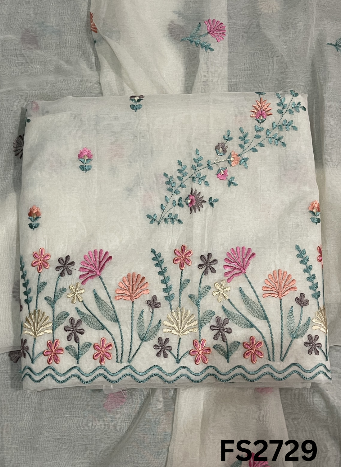 FS2729 | Pure Mal Chanderi Cotton Suit | Casual wear  | Summer Suits | Regular wear
