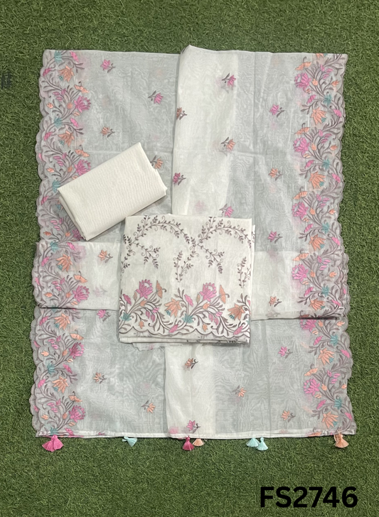 FS2746 | Pure Mal Chanderi  Cotton Suit | Casual wear  | Summer Suits | Regular  wear