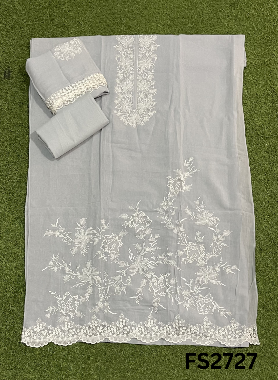 FS2727 | Pure Mal Chanderi  Cotton Suit | Casual wear  | Summer Suits | Regular  wear