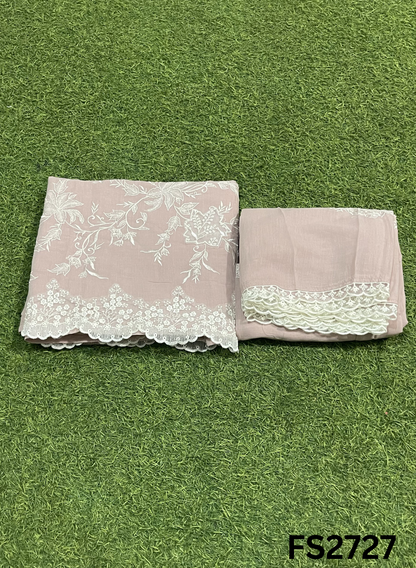 FS2727 | Pure Mal Chanderi  Cotton Suit | Casual wear  | Summer Suits | Regular  wear