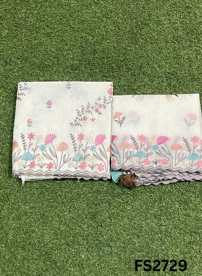 FS2729 | Pure Mal Chanderi Cotton Suit | Casual wear  | Summer Suits | Regular wear