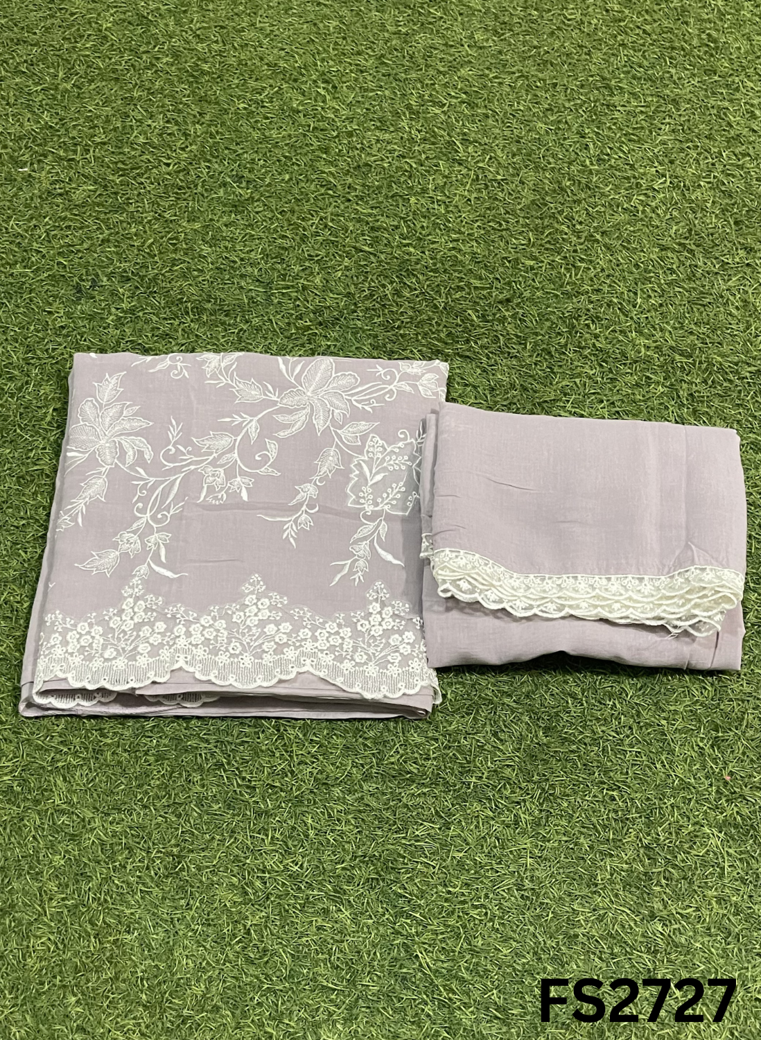FS2727 | Pure Mal Chanderi  Cotton Suit | Casual wear  | Summer Suits | Regular  wear