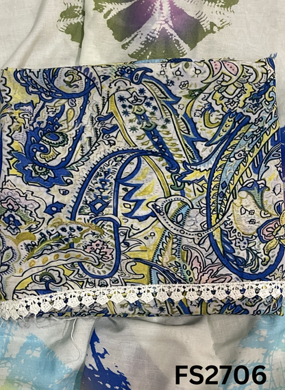 FS2706 | Pure Mal Cotton Suit | Casual wear  | Summer Suits | Regular  wear
