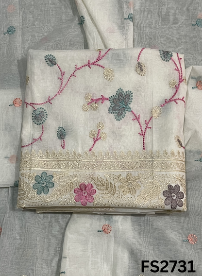 FS2731 | Pure Mal Chanderi Cotton Suit | Casual wear | Summer Suits | Regular  wear