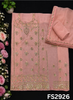 FS2926 | Pure Organza Suit | Party Wear | Wedding | Ring Ceremony | Festival | Bridal