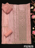 FS2925 | ( IN STOCK 15 -20 DAYS ) Pure Organza Suit | Party Wear | Wedding | Ring Ceremony | Festival | Bridal