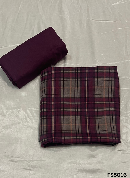 FS5016 | 100% Pure Pashmina Suit |  Party Wear | Casual Wear | Winter Wear | Festival
