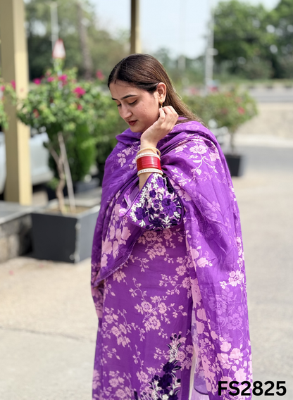 FS2825 |  Pure Mul-Cotton | Casual wear | Summer Suits | Regular  wear