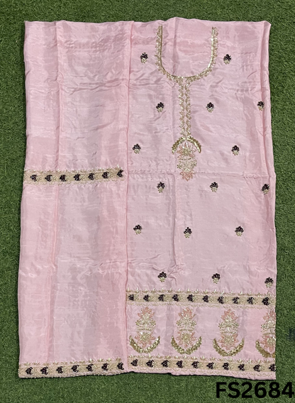 FS2684 | Raw Silk | Party Wear | Wedding | Jaggo | Ring Ceremony | Festival