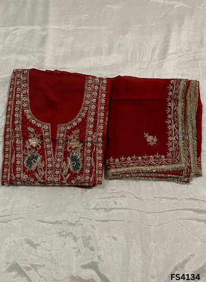 FA4134 | Satin Crepe Suit | Party Wear |  Wedding Suit | Ring Ceremony | Festival Suit |