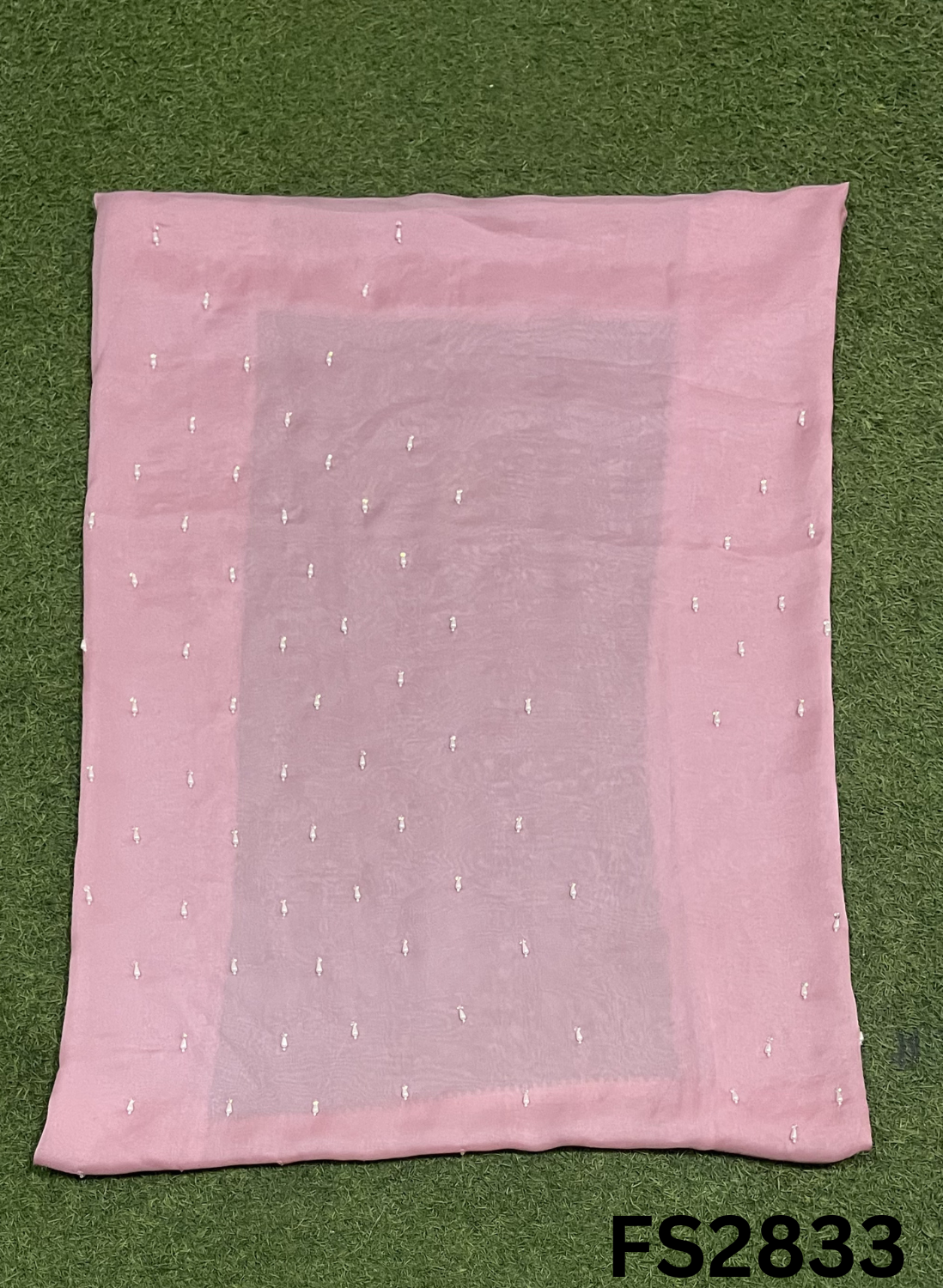 FS2833 |  Satin Organza Suit | Casual wear  | Summer Suits | Regular wear