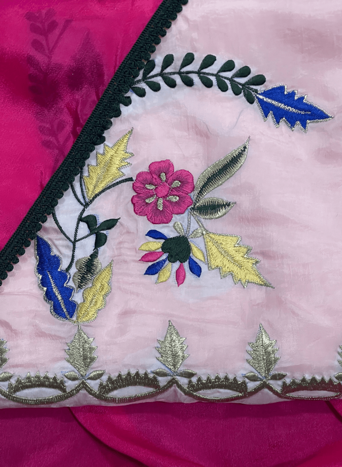 Baby Pink Sea Silk Suit | Party Wear | Wedding | Jaggo | Ring Ceremony | Festival | FS519