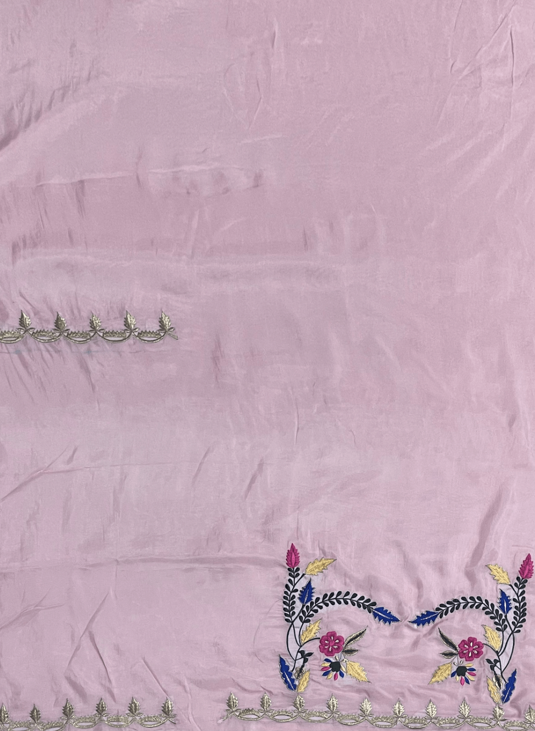 Baby Pink Sea Silk Suit | Party Wear | Wedding | Jaggo | Ring Ceremony | Festival | FS519