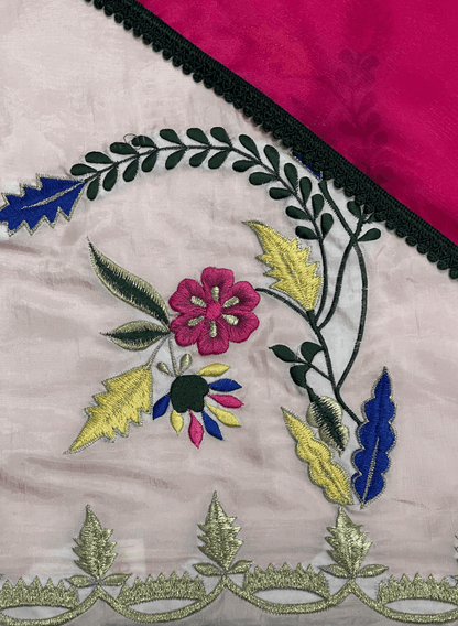 Baby Pink Sea Silk Suit | Party Wear | Wedding | Jaggo | Ring Ceremony | Festival | FS519