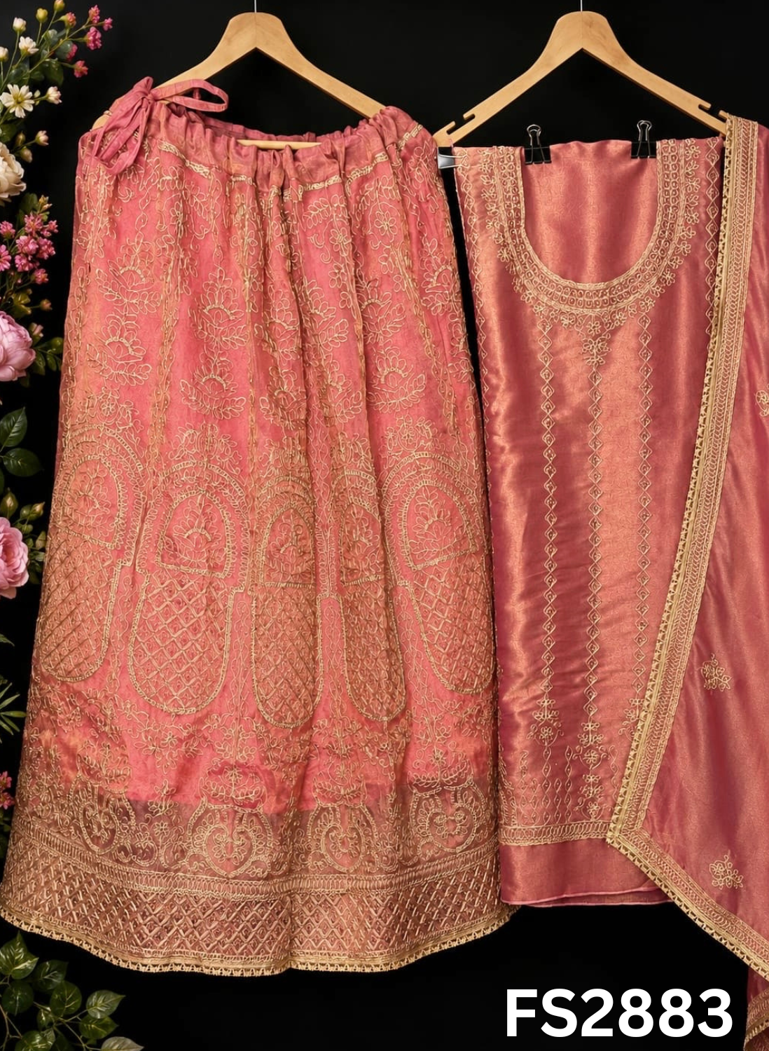 FS2883 | Shimmer Kurti-Lehnga | Party Wear | Wedding | Jaggo | Ring Ceremony | Festival