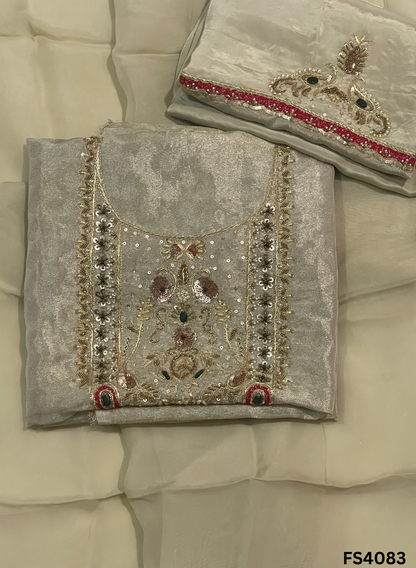 FS4083 | Shimmer Suit | Party Wear | Wedding | Jaggo | Ring Ceremony | Festival Suit |