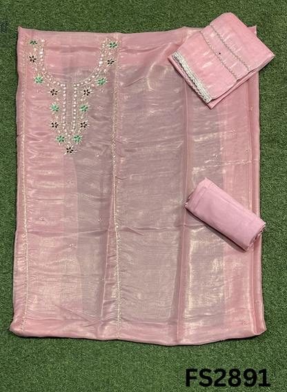 FS2891 | Shimmer Suit | Party Wear | Wedding | Jaggo | Ring Ceremony | Festival